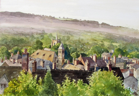 Mist Rising over Wirksworth - Iain McKay